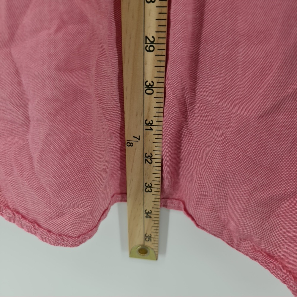 Ralph Lauren Shirt Mens 3XB Pink Chambray Oxford Button Down Short Sleeve - Picture 7 of 7